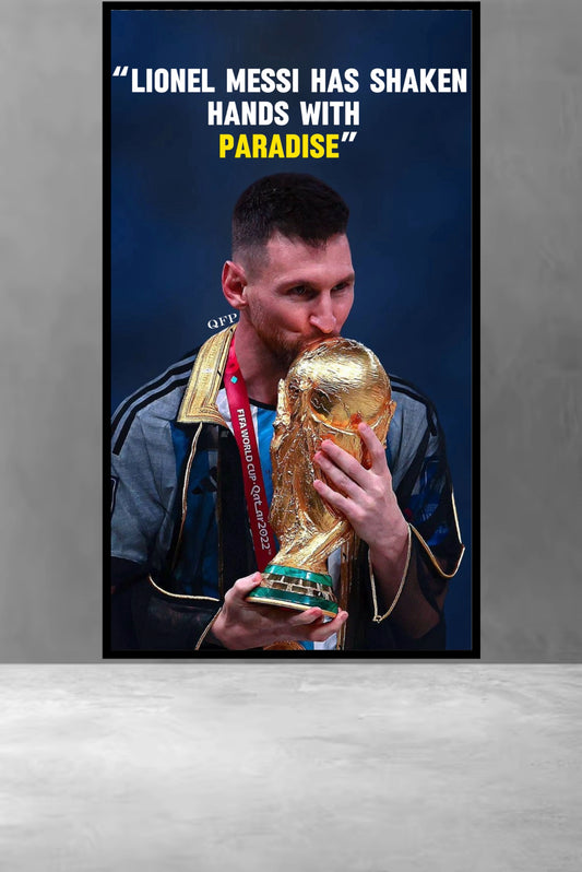 Lionel Messi World Cup Poster